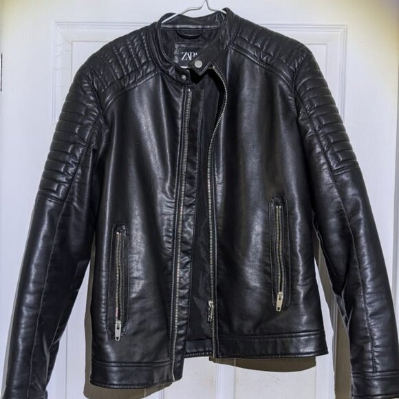 Zara faux leather jacket - Picture 1 of 7